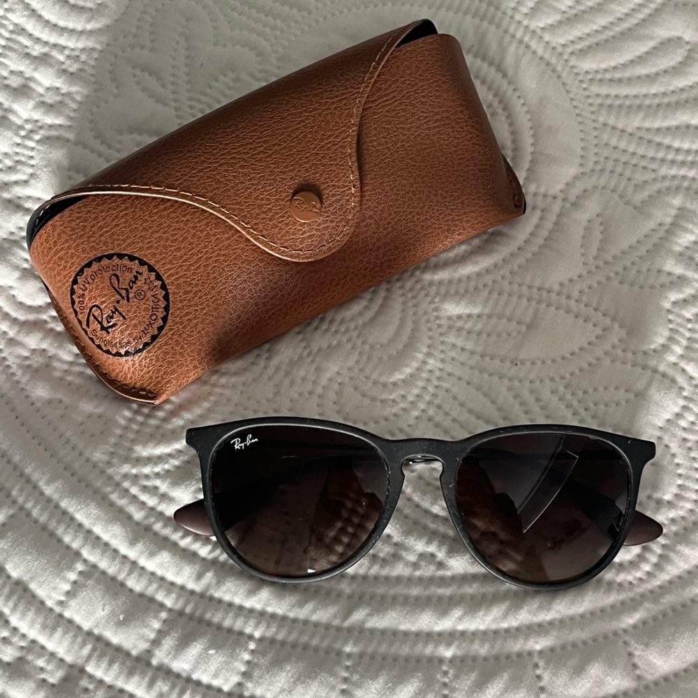 Ray-Ban Erika Sunglasses in Brown Tortoise